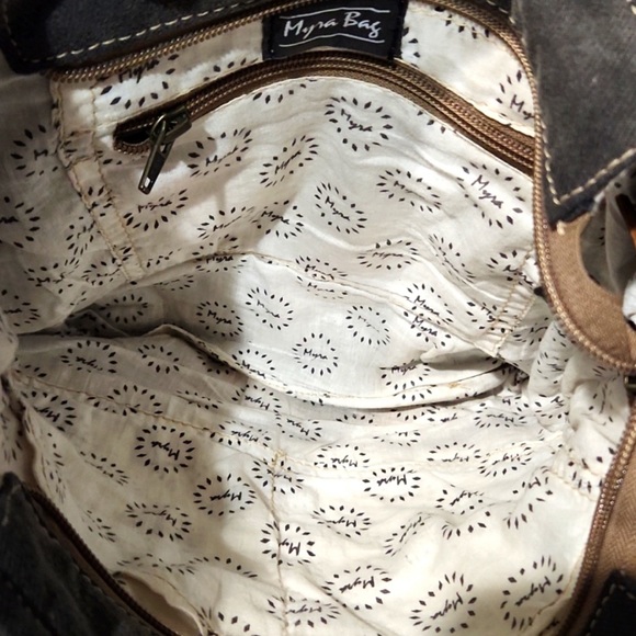 Myra Bag crossbody nubuck boho tribal print bag. Made in India festival purse - Picture 5 of 12